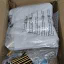 ZGLAOJT Semi Flush Mount 8 Light Ceiling Light Modern Metal Ceiling Lighting Gold Light Fixture Chandelier for Farmhouse Kitchen Dining Room Bedroom Hallway Living Room.