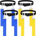 DkOvn Flag Football Belt, 2/4/10/14pcs Adjustable Flag Football Belt with Belt and Flags, for Youths, Adults