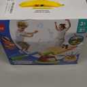 3 in 1 Musical Jump, Toss Ring Game and Stomping Launch Rocket Launcher for Kids Outdoor Toys with Remote Control, Indoor Outside Toy for Kids Ages 4-8 Toys for Ages 5-7 8-13 Birthday Gifts