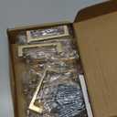 Ravinte 20 Pack Solid 3-1/2 Inch Square Cabinet Handles - Champagne Bronze Pulls for Drawers and Kitchen Cabinets - Hardware Handles