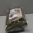 MIULEE Linen Texture Curtains for Bedroom Solid 100% Blackout Thermal Insulated Light Olive Green Curtains Grommet Room Darkening Drapes for Living Room Nursery 52x96 Inch (2 Panels)