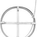 Blulu Flat Sewer Rod 3/4" x 50' Adjustable Grip Handle Plumbing Snake Gray Drain Augers for Dredge Sewers Wells and Various Outdoor Pipes