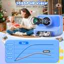 Kids Camera Instant Print, Christmas Birthday Gifts for Girls and Boys, Kids Camera with 32GB Card, Toddler Toy Camera for 3-12 Years Old, Blue