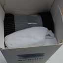 wernies No Show Socks Men 10 Pairs Ankle Low Cut Cotton Men Socks with Non Slip Grips 6-10/11-13 (10 Pairs (3black+3white+2grey+2blue))