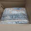 Washable Runner Rug 3x20 - Hallway Runner Rug Kitchen Rugs and Mats Non Skid Washable Waterproof Carpet Runner for Living Room Bedroom Bathroom (Blue, 3X20)