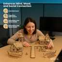 Mechanical 3D Wooden Puzzles, Brain-Teasing Puzzle Game for Every Occasion, Ideal Gifts for Teens and Adults (Viking Fishery)