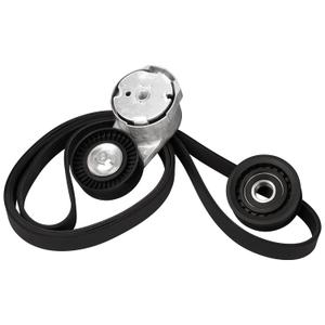 90K-39282D Serpentine Belt Drive Component Kit Compatible with Chrysler Town & Country, Dodge Grand Caravan/Journey/Avenger, Ram C/V 3.6L V6 (2011-2019), Tensioner 39282, Idler Pulley 38082, 6PK1960