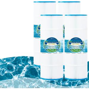 Savener C-7483 CX580XRE Pool Filter Cartridge, Replaces Hayward C580E, C3020, C3025, C3030, CX580XRE, PA81-PAK4, PA81, Unicel C-7483, Filbur FC-1225FC-6425, Ultral-A3, 81 Sq. Ft, 4 Pack