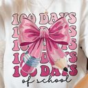 Pink and white 100 days shirt