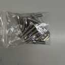 8 Pcs 1002-53-B, 1002-48-B Center Cap Screws Fit for Fuel Offroad Wheel Black Center Caps, 1002-53 Alloy Steel Silver Finish Screw Locks, with 1 Pc Allen Key, No Center Cap Included
