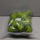 Coopay 18/36 Pack Baseball Practice Balls Plastic Training Balls Lightweight Hollow Softballs for Hitting, Baseball Training Indoor Outdoor Use (Green)