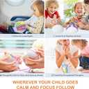 Sensory Fidget Toys for Kids Adults - Sensory Activity Ball with 16 Strings, Sensory Toys for Anxiety, ADHD & Autism | Kids 3+ & Adults | Calming Focus Stress Relief