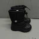 koppu Boys Girls Snow Boots Kids' Waterproof Snow Boots for Winter Slip Resistant Cold Weather Shoes (8 Toddler, Black)