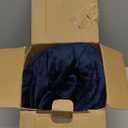 Bedsure GentleSoft Sherpa Fleece Throw Blanket for Couch, Non-Heated, Thick and Warm Throw for Women and Men, Soft Fuzzy Plush Weight Blanket for Winter, Navy, 50x60 Inches