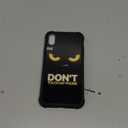 CARLOCA Compatible with iPhone Xs Case,for iPhone X Cases for Men Boys,Angry Dont Touch My Phone Pattern Design Shockproof Anti-Scratch Case