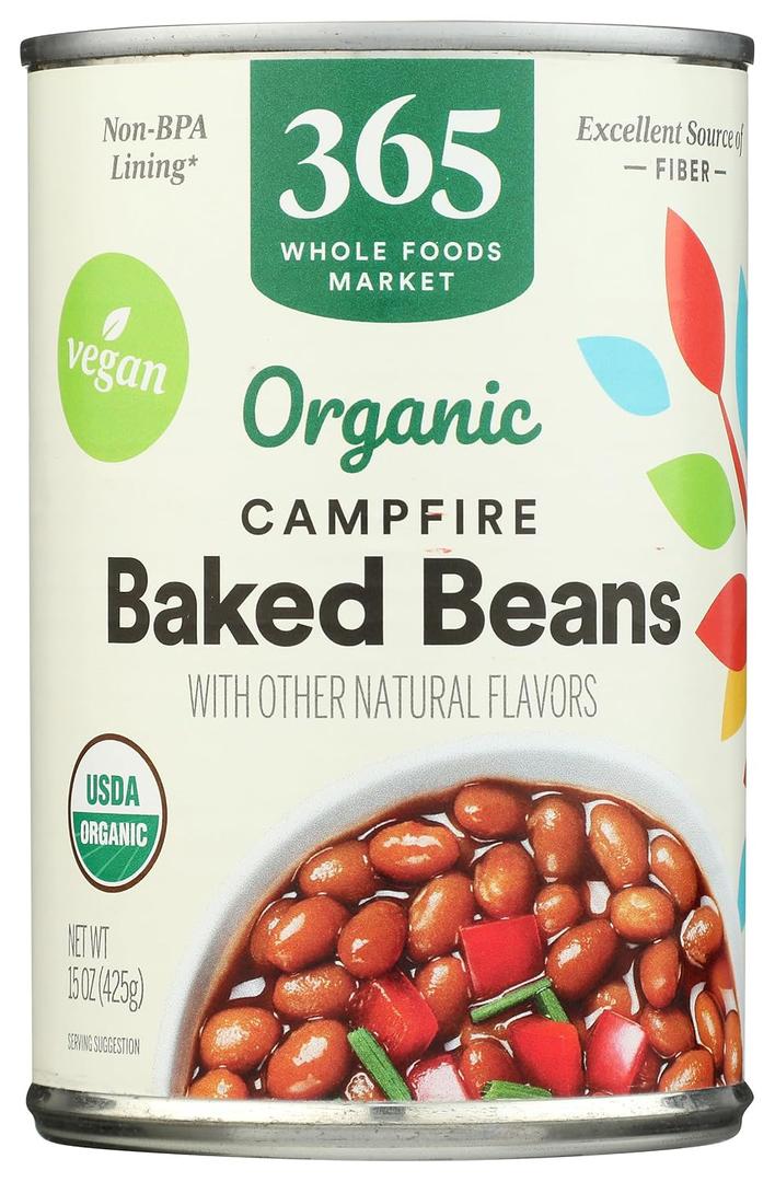 365 By Whole Foods Market, Organic Baked Beans, Campfire Style, 15 Ounce (EXP 01/11/29)