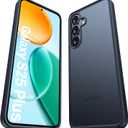 TORRAS Guardian Shockproof for Samsung Galaxy S25 Plus Case, 12FT Military-Grade Protection, Slim Case for Samsung S25 Plus case, Matte Translucent Black, Thin, 6.7''