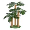 31.5Inch Cat Scratching Post,Cat Scratcher Tree with 3 Scratching Poles & 2 Interactive Dangling Balls,Cats Scratching Posts for Indoor Kitten & Adult Cats