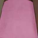 Round Vinyl Tablecloth with Flannel Backing-6 Pack Pink 60 Inch Waterproof Table Cloths Plastic Table Sheets-Wipeable Spillproof PEVA Oilcloth Covers for Picnic Party Camping Dining