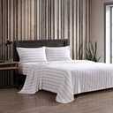 Eddie Bauer - Queen Bed Sheets, Cotton Flannel Bedding Set with Matching Pillowcases, Brushed for Extra Softness, Deep Pocket, Oeko-Tex Certified (Cooper Falls Red)