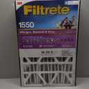 Filtrete 16x25x5 AC Furnace Air Filter, MPR 1550, MERV 12, Fit Trion Air Bear Furnace, Allergen, Bacteria & Virus, Electrostatic Air Cleaning Filter, 1-Pack (actual size 15.75 x 24.13 x 4.88)
