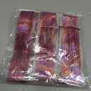 Pink Hair Tinsel Kit Strands, Fairy Hair tinsel kit in Hot Pink Hair Extensions with beads and loop tool Tinsel Strand Hair Extensions (Light Pink Tinsel)
