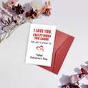 3 x SuperShunhu Rude Valentines Card for Him Her, Husband Valentines Card, Naughty Valentines Card for Boyfriend Girlfriend Husband Wife, Funny Valentines Gifts for Men Woman