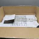 Sweetcrispy Overbed Bedside Table with Wheels, Adjustable Hospital & Home Use Bed Table, Rolling Laptop Table, Mobile Standing Desk, White