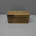 26in Christmas Tree Collar, Honeycomb Folded Paper Basket Skirt Collars, Christmas Tree Ring Base Stand Cover for Holiday Home Decoration(Red)