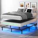 QEROMY 9 Inch High Profile Box Spring, Sturdy Metal Frame Mattress Foundation, Easy Assembly, Quiet & Noise-Free, Queen Size