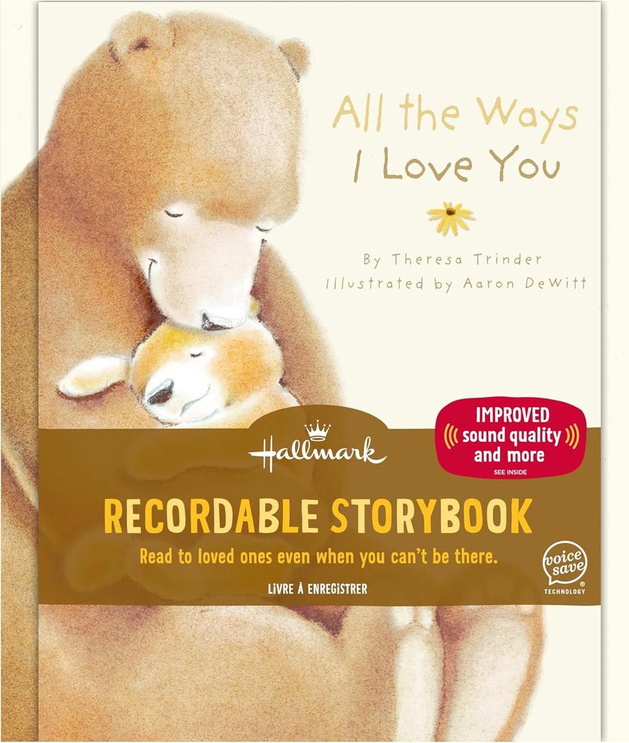 Hallmark Recordable Book for Children (All The Ways I Love You) Easter Basket Stuffers