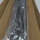 Falling in Art Aluminum Flip Chart Display Easel Stand with Adjustable Floor for Boardroom, Whiteboard, Paper Pads, Signage, 63 1/2'' High, Black