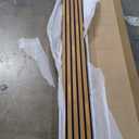 Art3d 4-Pack Acoustic Wood Slat Wall Panels for Interior Decor, 3D Fluted Sound Absorbing Wood Paneling for Accent Wall Ceiling Kitchen Living Room Bedroom Office, 94.5 x 7.9 inch Warm Teak