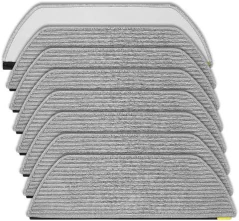 6 Pack Vacuum Robot Mop Pads Compatible with Shark RV2820YE RV2820ZE RV2820AE RV2800S AV2800ZE AV2810YS AV2820S AV2810ZE Vacuum Cleaner Microfiber Mop Pad Replacement Part Accessories