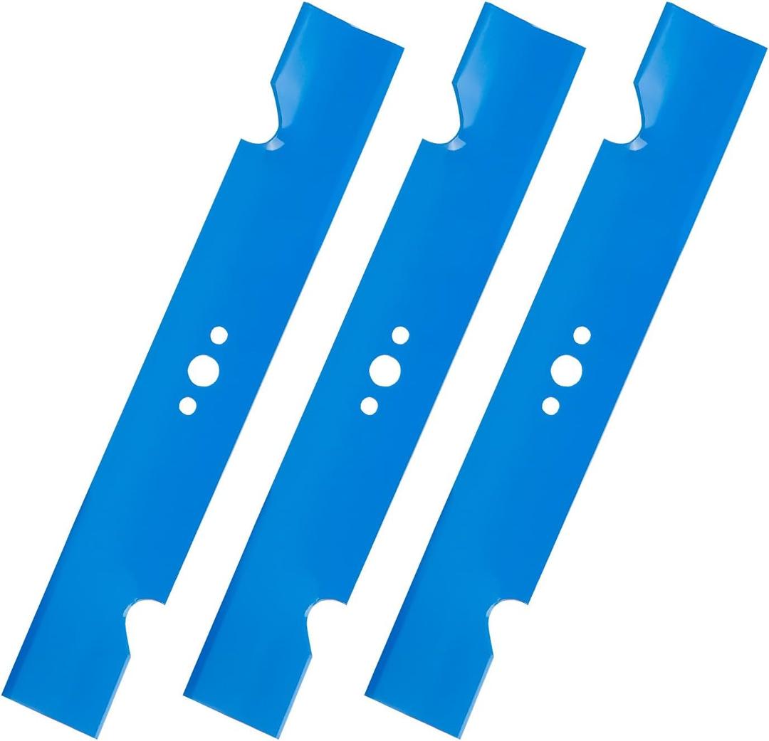 Aeagle High Lift Blade 48 inch Deck for Ariens Gravely Exmark Toro Ferris Snapper 103-2527 103-6583 04919100 00273000 1520843 5020843ASM 539100340 Lazer Z HP iZ4817 iZ4818 iZ4819 3 Pack