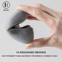 Hstyle Baby Sock Shoes Toddler Non-Slip Slippers Infant Walking Shoes Soft Rubber Sole Sneakers for Baby Boys Girls (Gray)