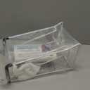 Zipcase Large Size Stocking Donner, Sock Aid Tool to Put on Compression Socks for Large Calves from 18" to 20" in Circumference (Compatible for JOBST,SB SOX, CHARMKING, FITRELL, Blue maple, COOLOVER) White