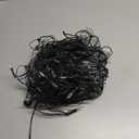 Led Christmas Net Lights Outdoor Connectable, 120LED 5ft x 6ft Waterproof 8 Modes Black Wire 29V Plug in Mesh Lights for Garden Yard Bushes Trunk Tree Decor (Warm White, 1Pack)