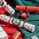 JOYIN 10 Pack Christmas Non-Snap Party Favor, Classic Table Favor Includes Party Hat, Jokes & Gifts, Christmas Table Decorations for Holiday Dinner Traditions Party Supplies