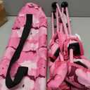 Padded Kids Camping Chair, Folding Kids Chair Support 120 lbs,Pink Unicorn
