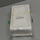 50 Count Photo Frame Cards with Envelopes 4x6 Paper Picture Frame Notecards Photo Card Holder for Christmas Greeting New Year Birthday Wedding Classroom DIY Craft - White with Gold Lining