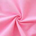 Bumeex Girl's Dresses Cotton Ruffle Sleeve Tiered Swing A-Line Cute Midi Casual Sundress (5T, #Pink)