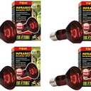Exo Terra Heat-Glo Infrared Spot Lamp, 75-Watt/120-Volt (3 Pack)