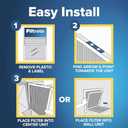Filtrete 24x24x1 AC Furnace Air Filter, MERV 12, MPR 1500, CERTIFIED asthma & allergy friendly, 3 Month Pleated 1-Inch Electrostatic Air Cleaning Filter, 2-Pack (Actual Size 23.81x23.81x0.78 in)