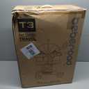 Beberoad Pets T3 3-in-1 Small Pet Stroller for Dog & Cats, 4 Wheels with Detachable Carrier with Pad, Canopy and Cup Holder (Green)