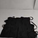 BOHARERS 3 Pack Server Aprons With 3 Pockets, Oil & Waterproof Waitress Waiter Short Half Waist Apron