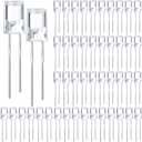 180 Pcs LED 3mm 3V 0.06W String Lights Replacement Bulbs Energy Efficient Light Bulb Outdoor String Light Connectable LED Bulbs for Festival Patio Garden Wedding (Cold White)