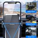 vanva Universal Air Vent Car Mount, [ Big Phones & Thick Case Friendly ] Cell Phone Holder for Car Hands Free Clamp Cradle Vehicle fit for All Apple Smasung Galaxy