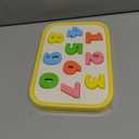 Silicone Busy Board for 1 Year Old, Montessori Toys for 6-12 Month Old Babies, Soft Busy Activity Toy Fine Motor Skills Sensory Toys Travel Toys for Baby Toddlers (Yellow Green)