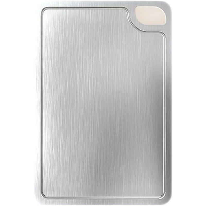 7 x Titanium Cutting Board Double-Sided, Diamond-Patterned GR14 Titanium & Wheat Straw PP Kitchen Board for Meat and Vegetables, Large, Dishwasher Safe, Durable and Food-Grade, Size: 14.2"L x 9.8"W